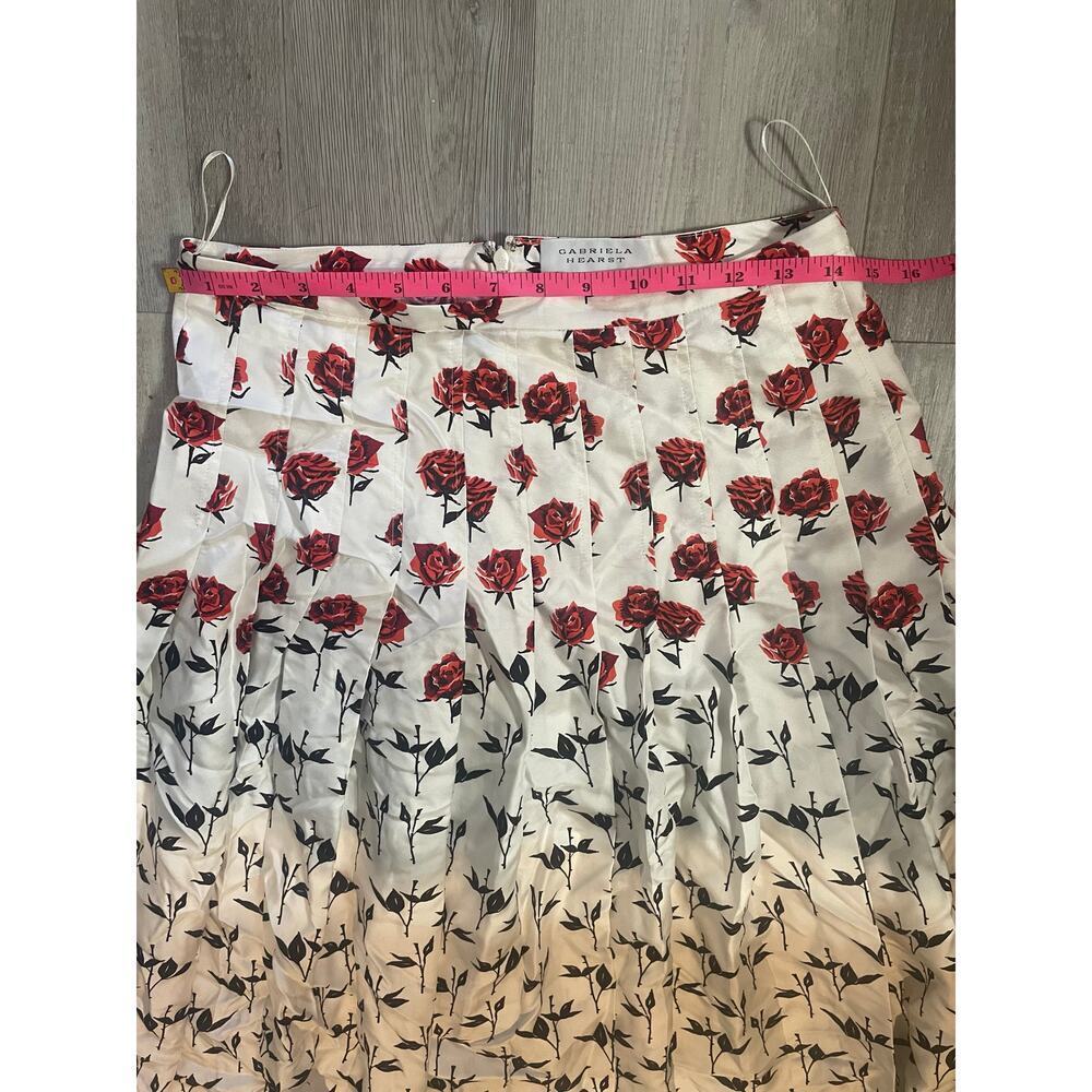 Gabriela Hearst size 6 (42) Blight Pleated Silk Midi Skirt. - Picture 7 of 15